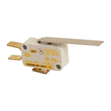 Allpoints 42-1425 Door Switch, lever, SPDT, 1/4" tab terminals, white, plastic, 250v, 15 amp