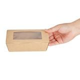 TAKEOUT 21oz 6-1/4x4" HINGE PAPER KRAFT 200/cs