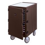 Cambro 1826LTC131 Camcart Dark Brown Mobile Cart for Sheet Pans and Trays