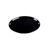 CATER TRAY/ PLATTER 16" ROUND HIGH ANGLED RIM PS BLACK 25/cs