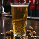 Soccer Glass Tumbler, 16oz., 24ea/cs, Libbey 1009487
