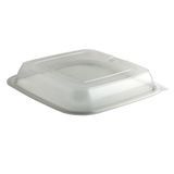 LID DOME 8x8" MW POLYPRO CLEAR CULINARY SQUARES 300/cs