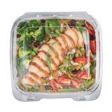 CLAMSHELL CONTAINER 39oz 7-3/4"sq 2-1/2h PET CLR 100/cs