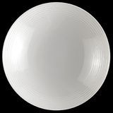 RATTAN SOUP BOWL 12 OZ ROUND COUPE EMBOSSED WHITE 1DZ/CS