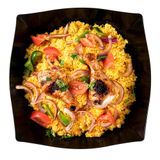 SERVING BOWL 128oz 12"sq 4"h PLASTIC BLACK 10/cs