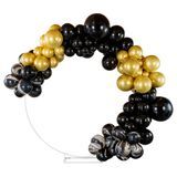 BALLOON ARCH KIT 14-1/4x10" 1-1/4"d LATEX ASSORTED 1/cs