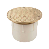 Allpoints 117-1281 Clean-Out Body, adjustable, 3", bronze cover, PVC body