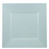 PLATE PLASTIC SQUARE 9.5" WHITE 120/cs