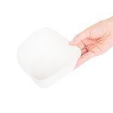 BOWL 17oz BAGASSE 5-1/4"dia NO PFAS COMPOST WHITE 100/cs