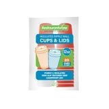 HOT CUP & WHITE LID 12oz PAPER RIPPLE TANGERINE ORANGE 20/cs
