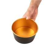 TAKEOUT CUP 33oz PAPER & FOIL 6"dia 3"h BLACK & GOLD 200/cs