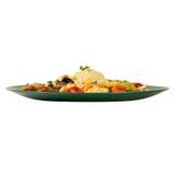 PLATE 10-1/4"dia 3/4"h MODERNA PLASTIC GREEN 40/cs