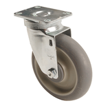 Allpoints 26-2374 Caster, swivel plate, medium duty, 1-1/4" W, 5" dia., Ball Bearing, swivel, non-m