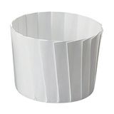 BAKING CUP PLEATED PAPER WHITE 490/cs