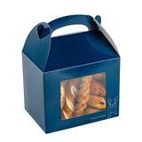GABLE/ LUNCH BOX w/ WINDOW 10x7x8" PAPER FRENCHIE 100/cs
