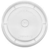 LID HOT FLAT F/ 12oz FOOD CONTAINER POLYPRO CLR 1000/cs
