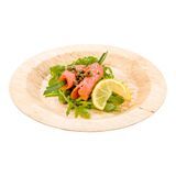 PLATE 9"dia ROUND BAMBOO CMPST NATURAL 50/cs