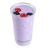 COLD CUP 24oz 6"h RND BOTTOM CMPST PLA CLEAR 100/cs
