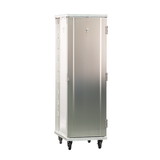 New Age Industrial 1290 Mobile Heavy Duty Series Welded Aluminum Full-Size Front-Loaded Enclosed Transport Cabinet, 40 Pan Capacity