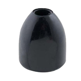 Allpoints 176-1232 Push Knob, 1-11/16" H x 1-1/2" OD x 1/4" ID, black, plastic