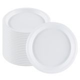 PLATE 10-1/4"dia 3/4"h MWAVE PLASTIC WHITE 50/cs