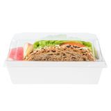 SUSHI CONTAINER 4-3/4x2-1/2" RECT SMALL PAPER WHITE 100/cs