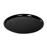 TRAY CATER 14"dia ROUND BLACK SUPREME PS 25/cs LID= 10304600
