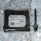 SPOON FULL SIZE BULK CPLA BLACK 1000/cs