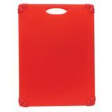 CUTTING BOARD GRIPPY 15x20" 1/2" THICK PP RED 6ea/cs