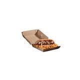 CLAMSHELL LRG FLUTED 7"SQ 2.5h CORR NO PFAS CMPST KRAFT 240/c