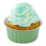 BAKING CUP 4oz ROUND 3-1/4"dia 1-1/2"h ALUM PISTACHIO 100/cs