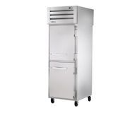TRUE STR1RPT-2HS-1S-HC SPEC SERIES Pass-thru Refrigerator, one-section, stainless steel front & sides, (2) stainless steel half doors front