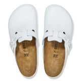 BOSTON PRO CLOG LEATHER WHITE SIZE 45 ASTM SLIP RESISTANT