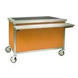 Eagle DCS6-HS Director's Choice Heated Surface Unit, 96"W x 30"D x 34"H, recessed aluminum top (72" x 19-1/2"Heated surface area) with thermostatic