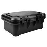 Cambro UPCS160110 Camcarrier S-Series Black Top Loading 6" Deep Insulated Food Pan Carrier