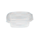 HINGED TAKEOUT 4.75X4X2 CLEAR 8 OZ MICROWAVABLE (250)