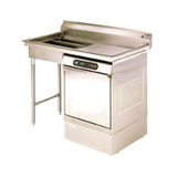 Eagle UDT-5R-14/3 Spec-Master Soiled Dishtable, undercounter, dishwasher on right, 60"W x 27-1/2"D x 43-1/2"H, 14/304 stainless steel top, 20" x 20"