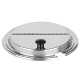 8 -inch stainless steel hinged cover with Kool-Touch handle, Vollrath 47488