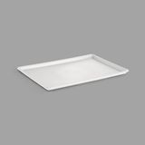 BAKERY DISPLAY MARKET TRAY PLASTIC WHITE - 1DZ PER CASE