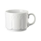 MONBIJOU CUP 7-3/4oz WHITE 6ea/cs