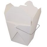 CONTAINER CHINESE 16oz PINT WIRE HANDLE WHITE 500/cs