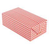 TAKEOUT LUNCH BOX w/ FAST TOP 71oz PAPER RED HOUNDSTH 400/cs