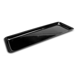 DELFIN SERV & DISPLAY TRAY 30x10" BLACK ACRYLIC 6/cs