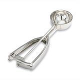 #60 Disher, round bowl, 9/16 oz. capacity, 1-5/16" bowl dia., universal squeeze handle, stainless steel, imported, Vollrath 47159