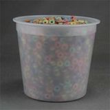 TUB PLASTIC 168oz NATURAL 10lb LID 05795CF10 100/cs