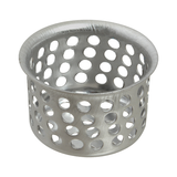 Allpoints 102-1028 Replacement Sink Basket, 1-1/4" NPS drains, 1-1/4" OD x 3/4" D, stainless steel