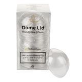 DOME LID F/ 3-1/2oz BAKING CUP 2-3/4"dia PLASTIC CLEAR 500/cs