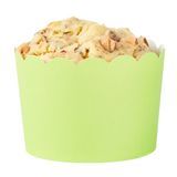 BAKING CUP 10oz 3-1/2"dia SCALLOP PAPER GREEN 200/cs