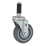 Allpoints 120-1044 Caster, swivel stem, standard duty, 15/16" W, 4" dia., Ball Bearing, for 1" OD tu
