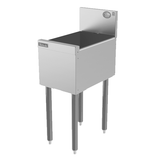Perlick TSS12U TSS Series Underbar Bottle Storage Bin, insulated, 12"W x 24"D, island type, stainless steel